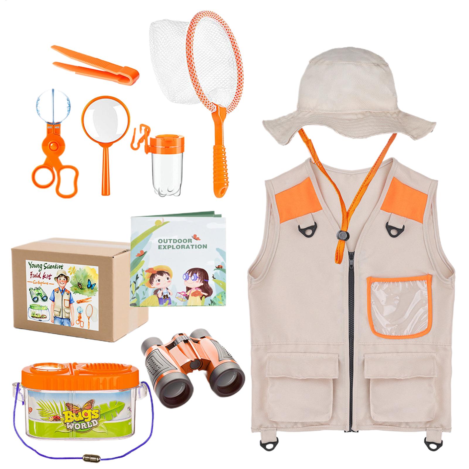 Outdoor Adventure Activities For Kids - Kinderavontuurset met hoed, lichtgewicht, ademend, educatief