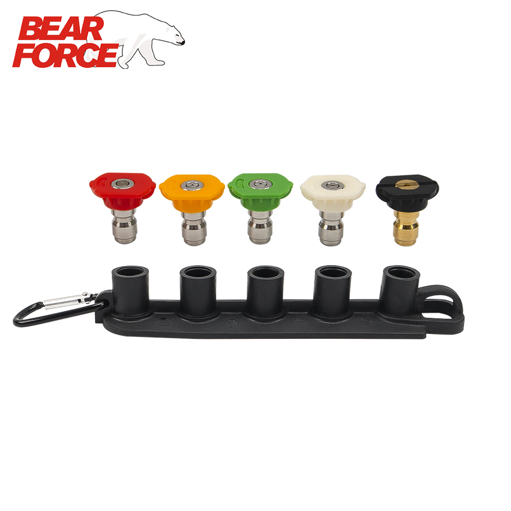 Bear Spray Clip - Hogedrukreiniger Spuitmondjes Autowasmachine Snel Aansluiten Tips