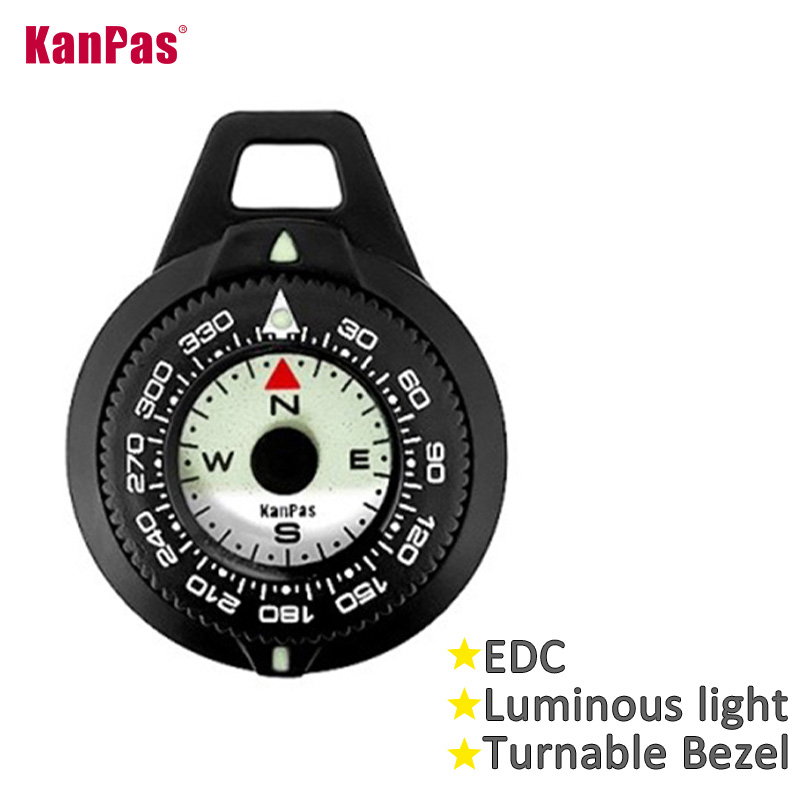 Outdoor Adventure Guide - Kanpas EDC Outdoor-kompas met lichtgevend /