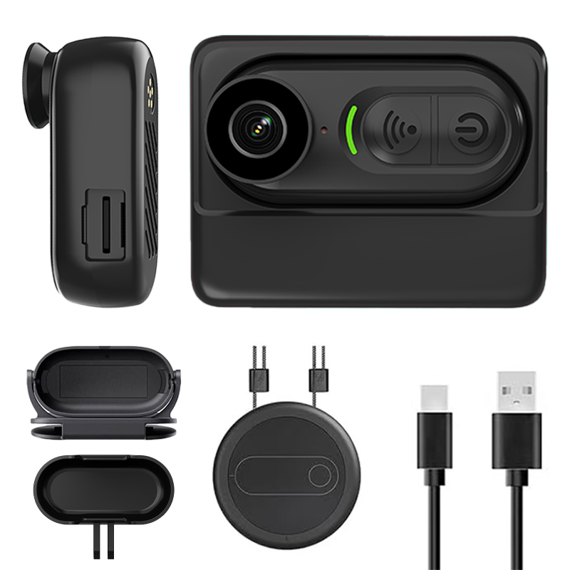 Outdoor Adventure Video - 4K-actiecamera met magnetische behuizing, draagbaar en