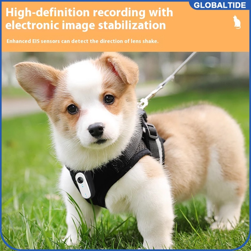 Outdoor Adventure Video - Waterdichte mini-lichaamscamera voor honden, katten, buitenavonturen