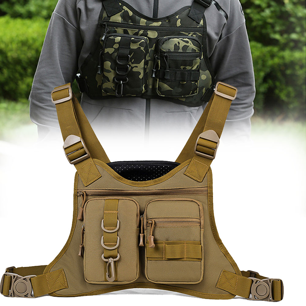 Outdoor Adventure Vest - Tactische Molle Front Chest Rig Vest