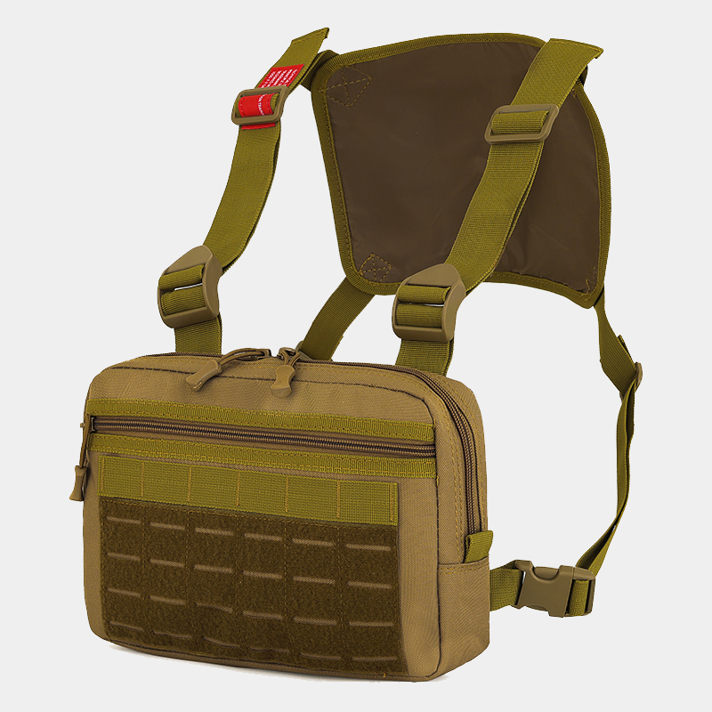 Outdoor Adventure Vest - Tactische jachtvesttas Heren Buitensporten Borstrugzak Training
