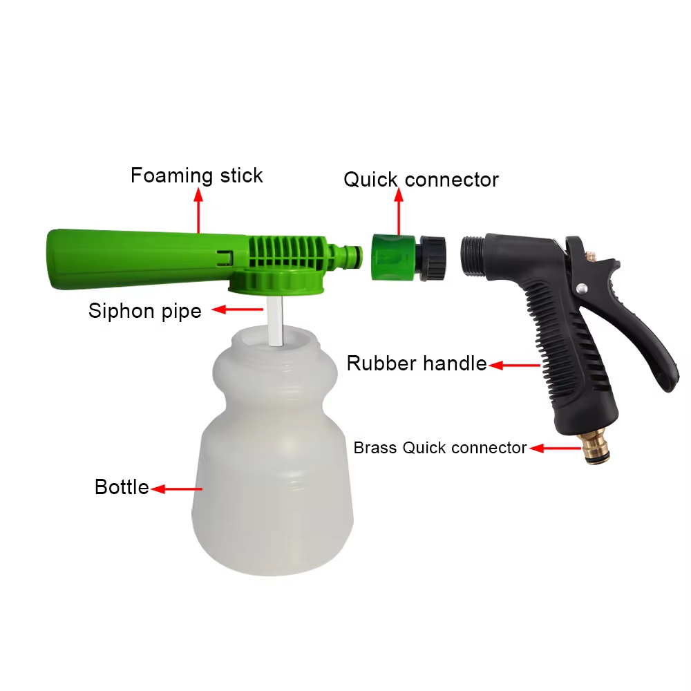 Lage druk autowas schuimkanon  - Bear Spray Clip recensie en prijs