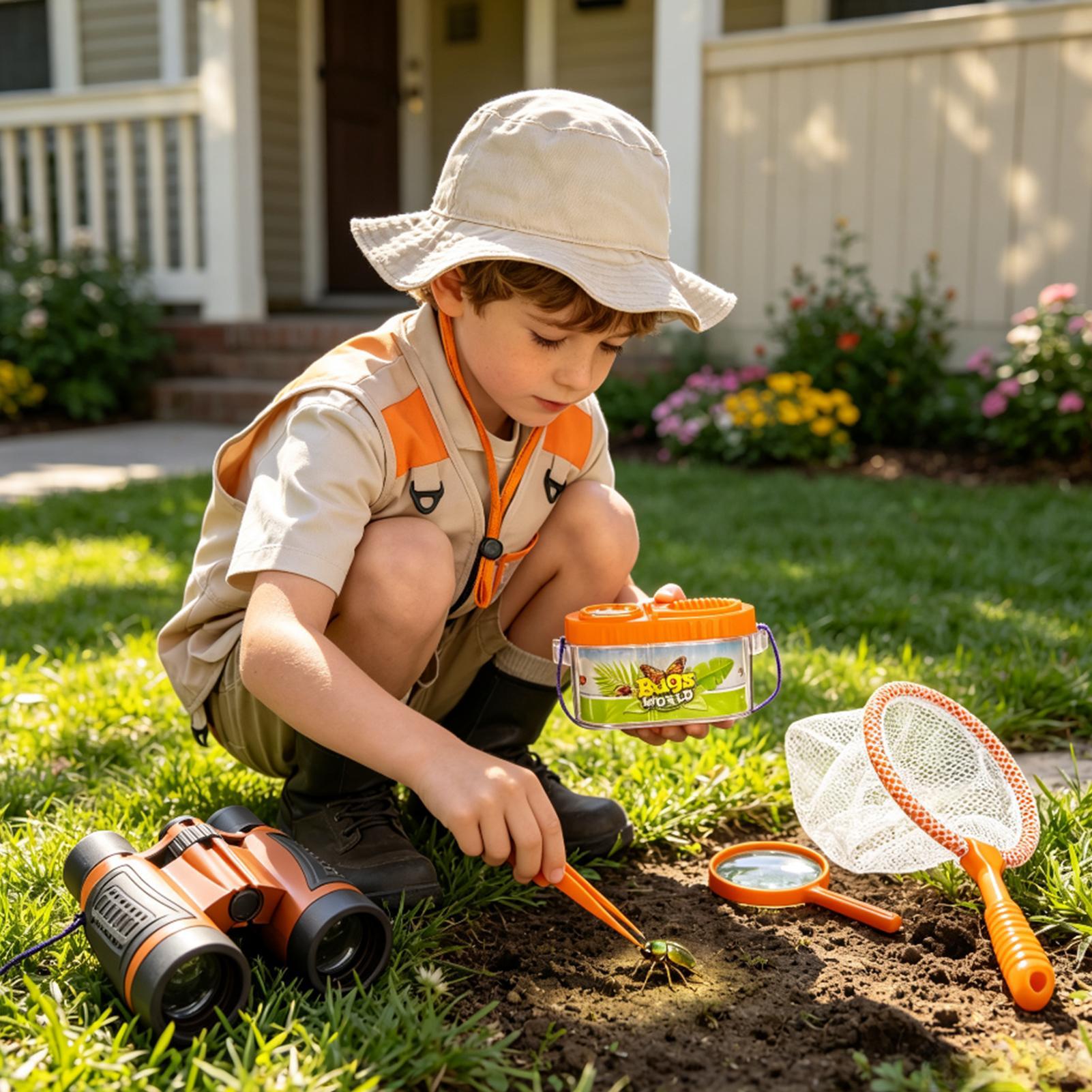 Kinderavontuurset met hoed, li - Outdoor Adventure Activities For Kids recensie en prijs