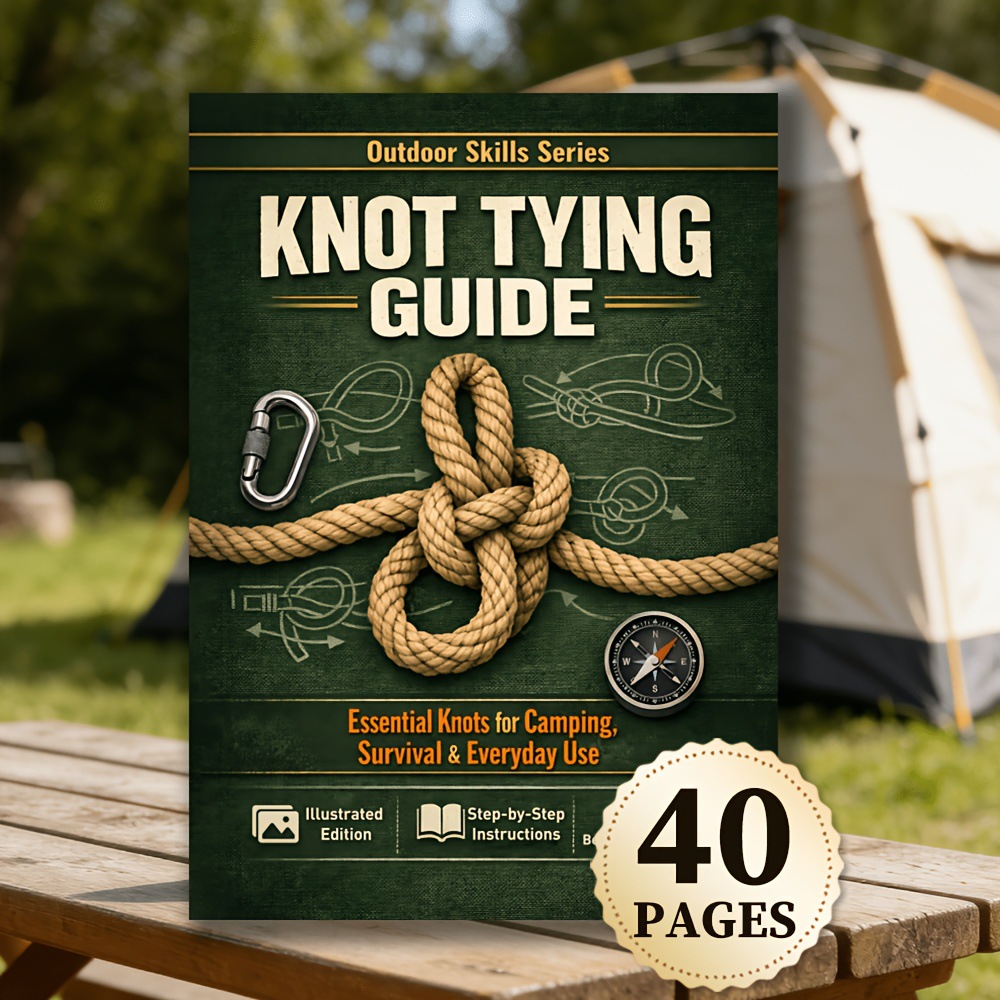 Camping Knots Manual 40 pagina - Outdoor Adventure Guide recensie en prijs