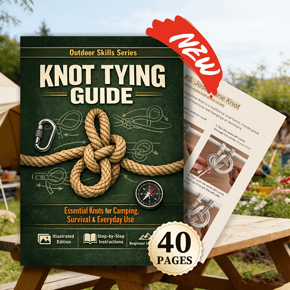 Camping Knots Manual 40 pagina - Outdoor Adventure Guide recensie en prijs