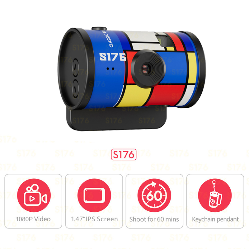S176 Draagbare Mini Filmcamera - Outdoor Adventure Video recensie en prijs